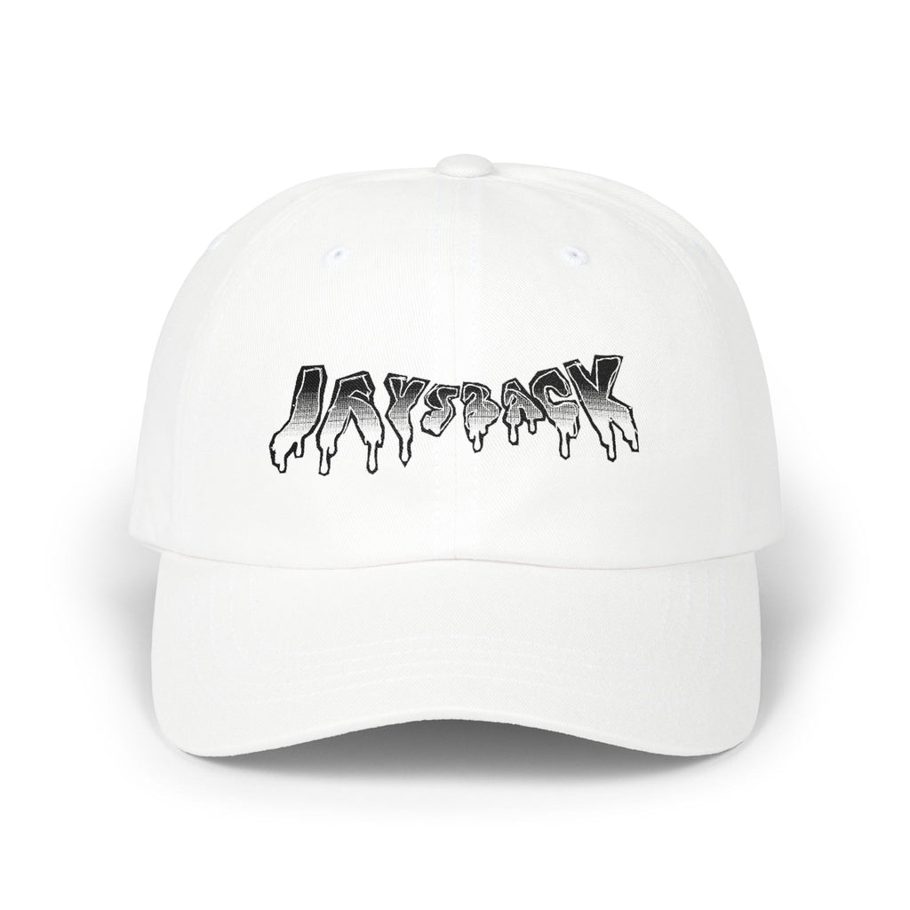 Jays Back Embroidered Hat - White